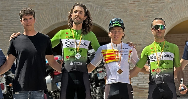 Joel Morales lleva a Torres -  a recuperar el trono ciclista de Aragón